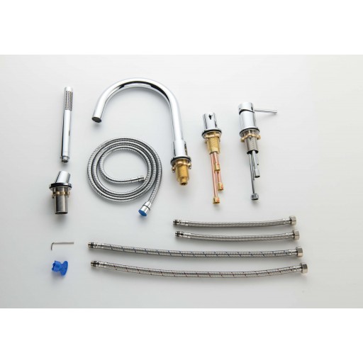 Смеситель на борт ванны AQUATEK Европа AQ1348CR однорычажный хром